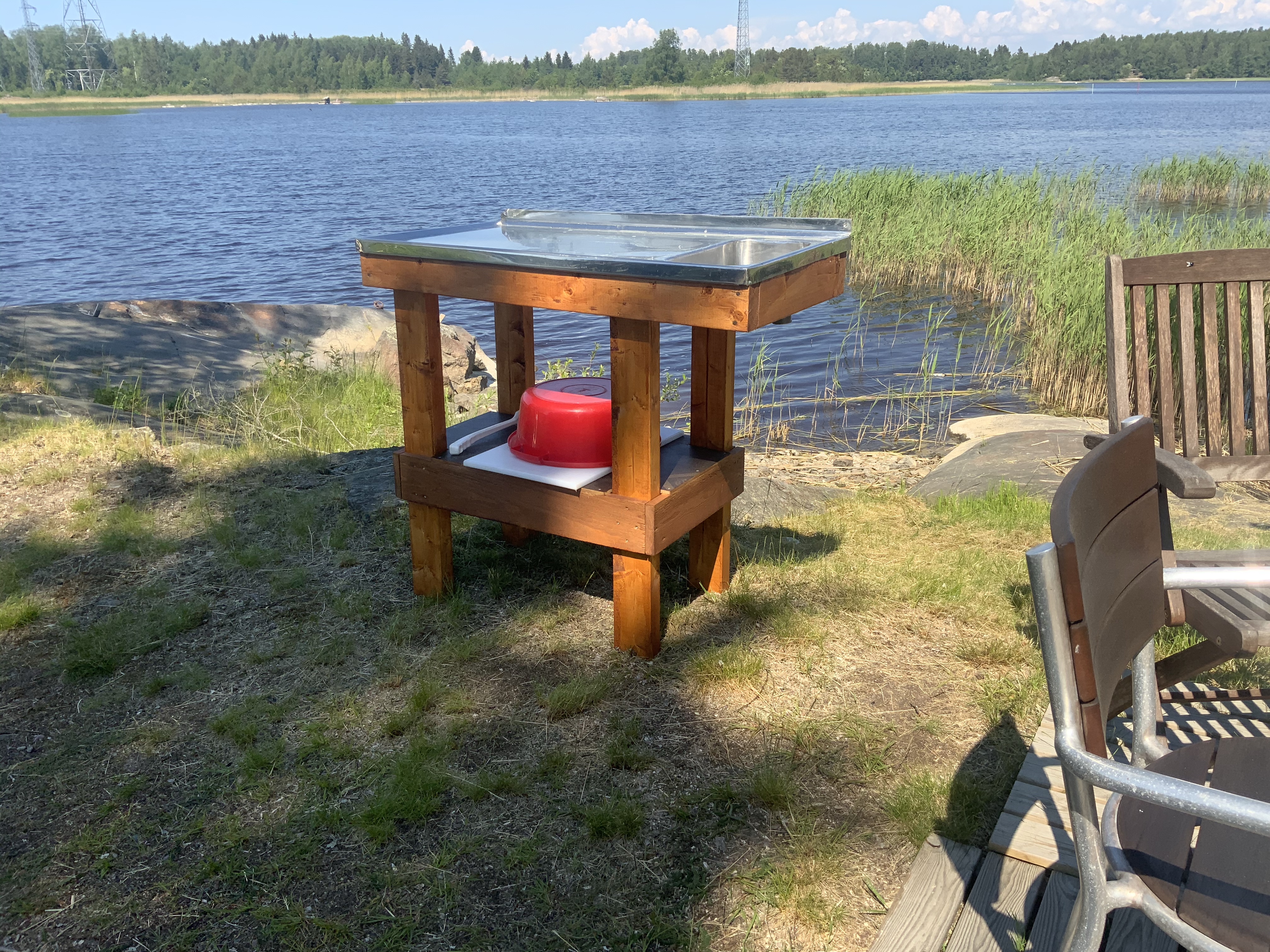 Perkuupöytä Vanhasta Tiskipöydästä